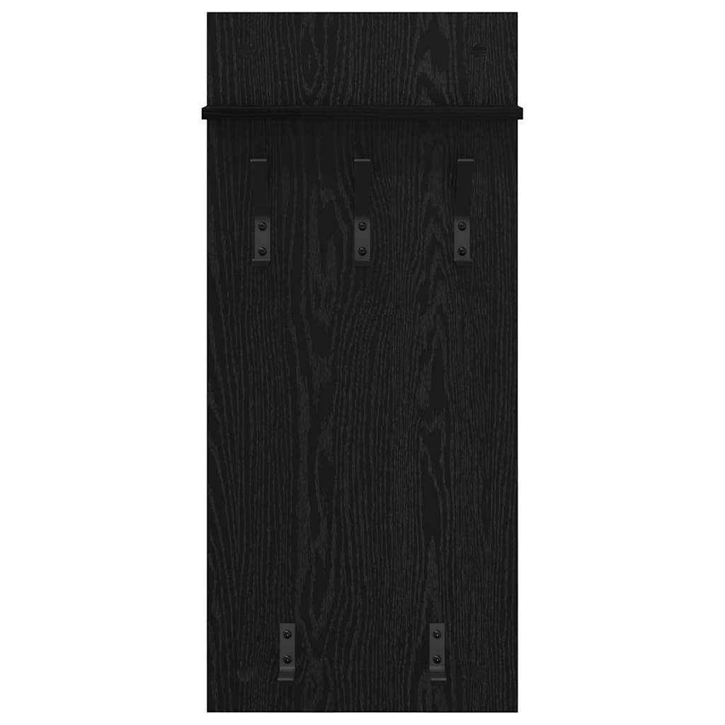 Kleshengere Svart Eik 40 x 10 x 90 cm