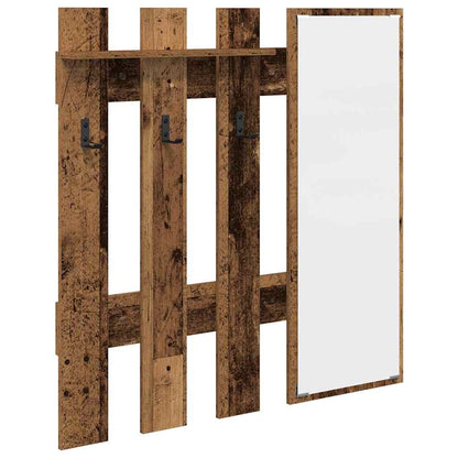 Vegghengt kleshenger Veggmontert Gammelt tre 100 x 10 x 100 cm