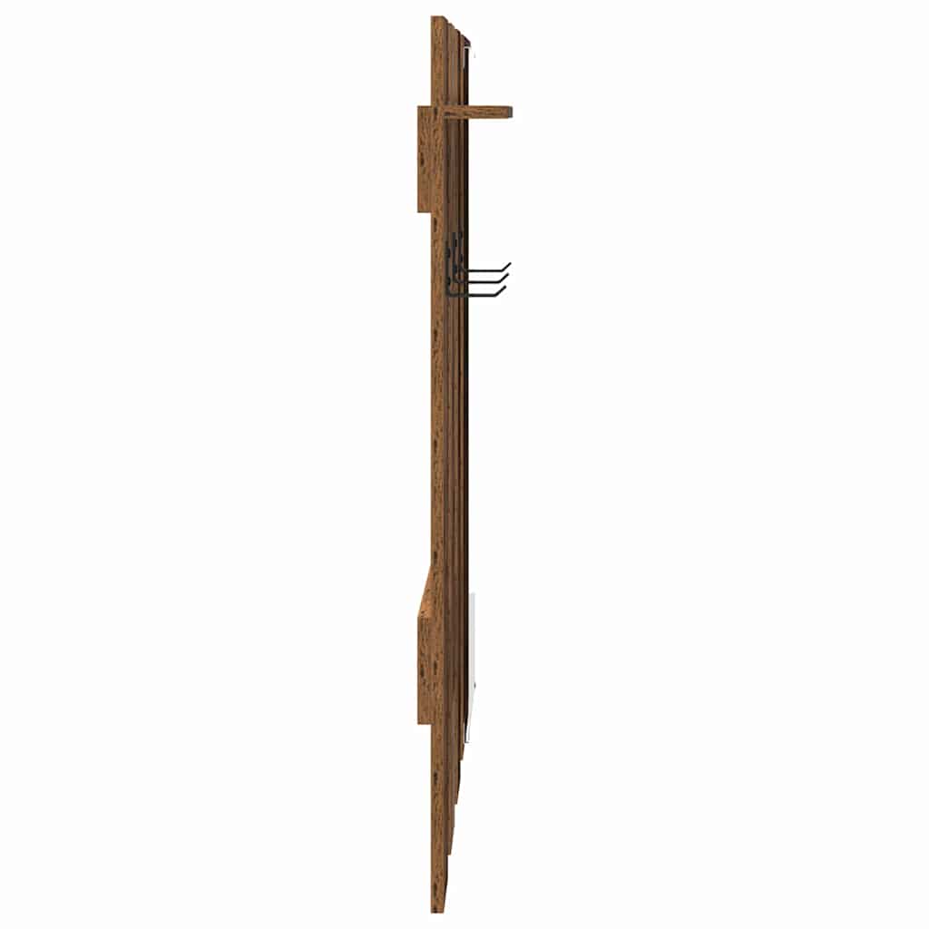 Vegghengt kleshenger Veggmontert Gammelt tre 100 x 10 x 100 cm