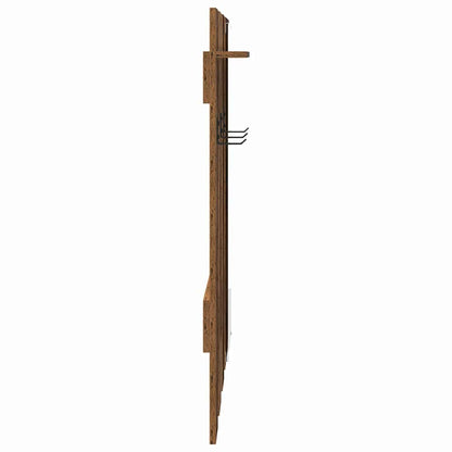 Vegghengt kleshenger Veggmontert Gammelt tre 100 x 10 x 100 cm