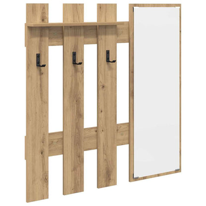 Vegghengt kleshenger Veggmontert Artisan Eik 100 x 10 x 100 cm