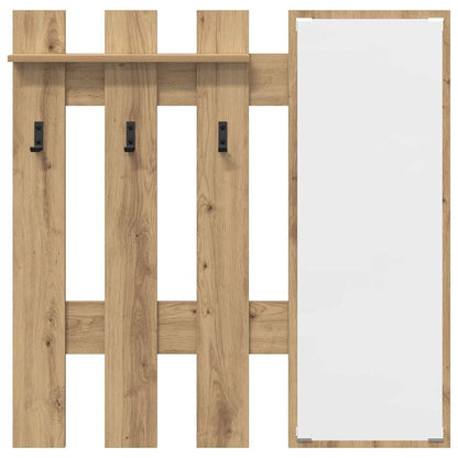 Vegghengt kleshenger Veggmontert Artisan Eik 100 x 10 x 100 cm