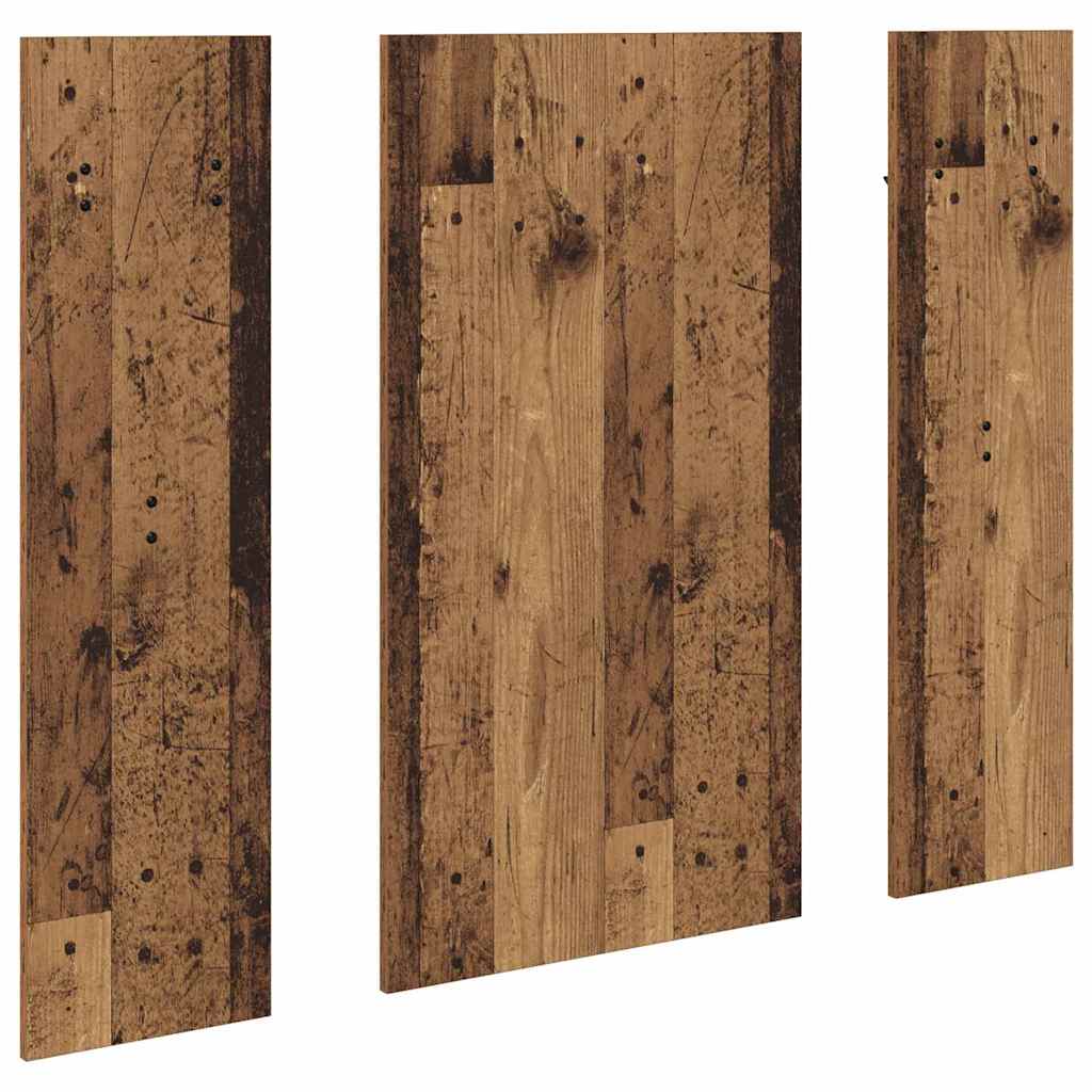 Vegghengt kleshenger Veggmontert Gammelt tre 96 x 1,5 x 90 cm