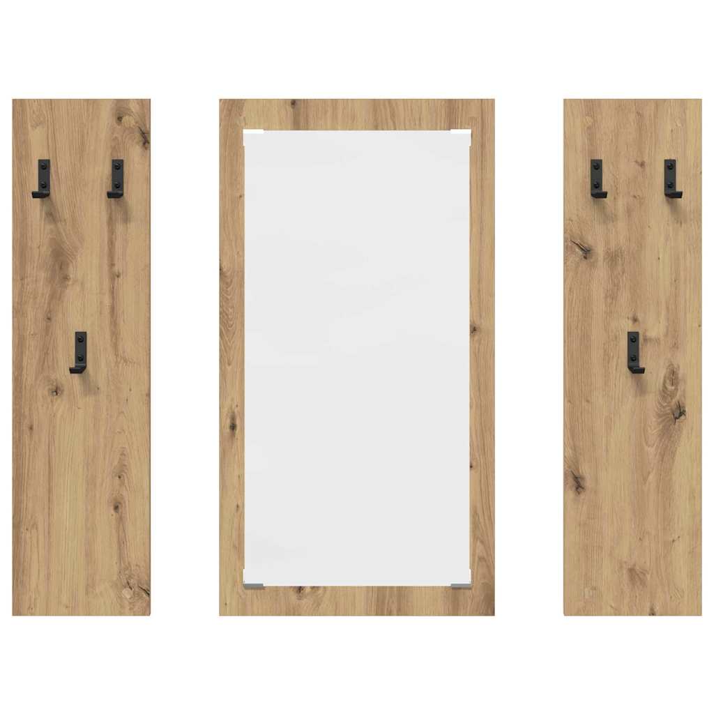 Vegghengt kleshenger Veggmontert Artisan Eik 96 x 1,5 x 90 cm