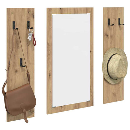 Vegghengt kleshenger Veggmontert Artisan Eik 96 x 1,5 x 90 cm