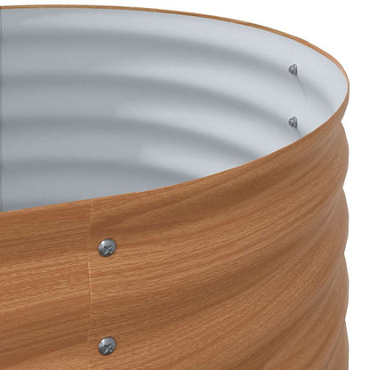 Hevet bed Brun 400 x 80 x 81 cm Stål