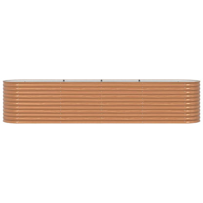 Hevet bed Brun 400 x 80 x 81 cm Stål