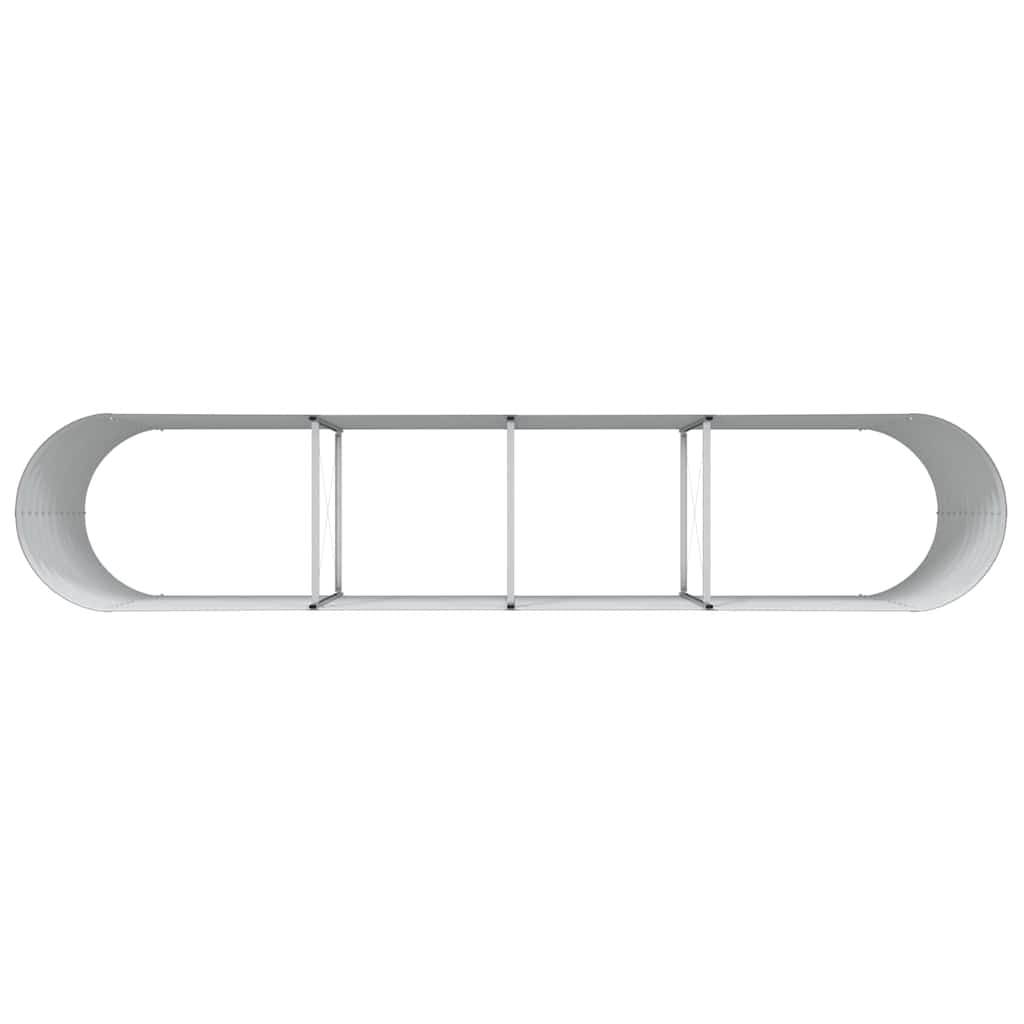 Hevet bed Brun 400 x 80 x 81 cm Stål