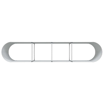 Hevet bed Brun 400 x 80 x 81 cm Stål