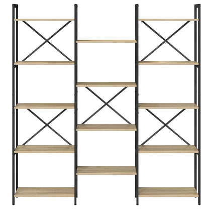 Bokhylle Sonoma eik 156 x 25 x 167.5 cm Konstruert tre