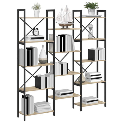 Bokhylle Sonoma eik 156 x 25 x 167.5 cm Konstruert tre