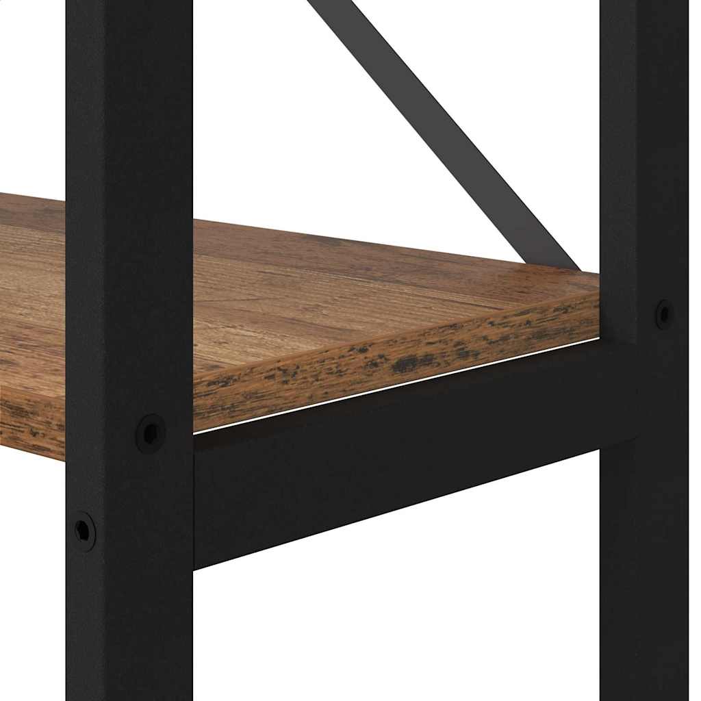 Bokhylle Gammelt tre 156 x 25 x 167 cm Konstruert tre