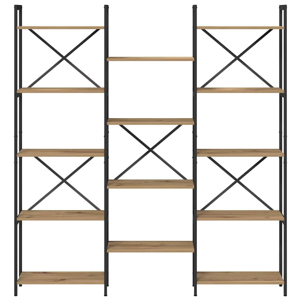 Bokhylle artisan eik 156 x 25 x 167.5 cm Konstruert tre