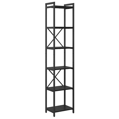 Bokhylle Svart eik 40 x 30 x 188 cm Konstruert tre