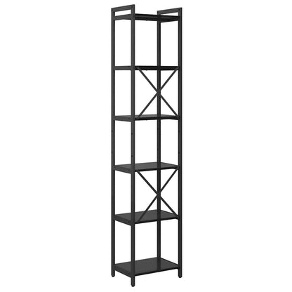 Bokhylle Svart eik 40 x 30 x 188 cm Konstruert tre