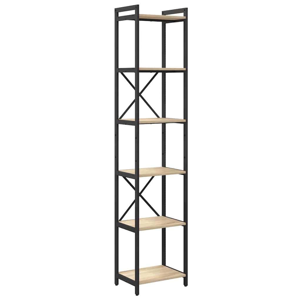 Bokhylle Sonoma eik 40 x 30 x 188 cm Konstruert tre