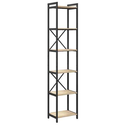 Bokhylle Sonoma eik 40 x 30 x 188 cm Konstruert tre