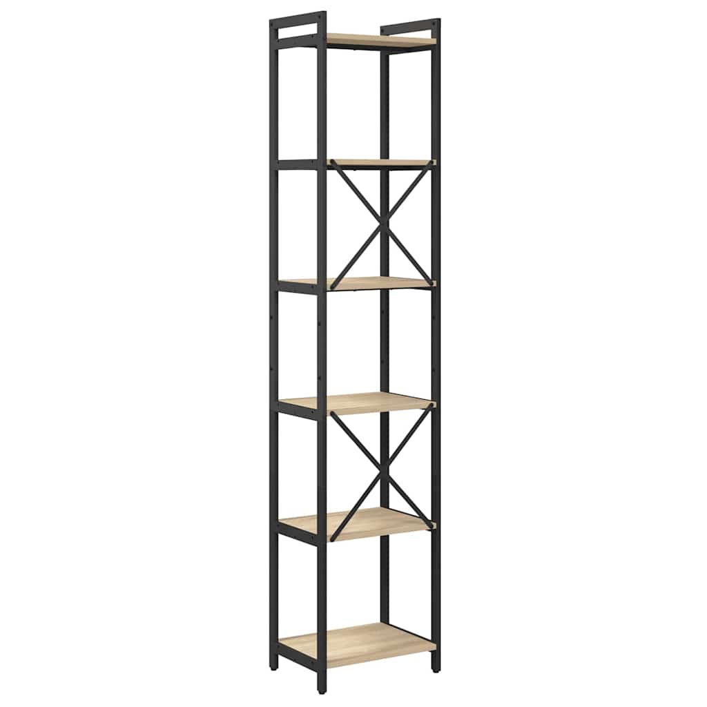 Bokhylle Sonoma eik 40 x 30 x 188 cm Konstruert tre
