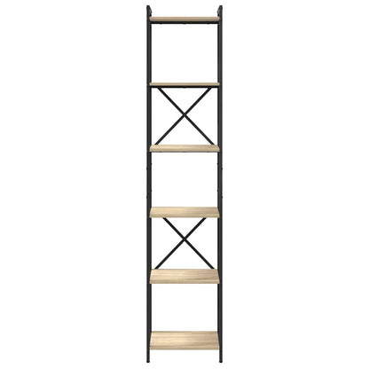 Bokhylle Sonoma eik 40 x 30 x 188 cm Konstruert tre