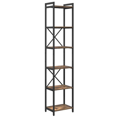 Bokhylle Røkt eik 40 x 30 x 188 cm Konstruert tre