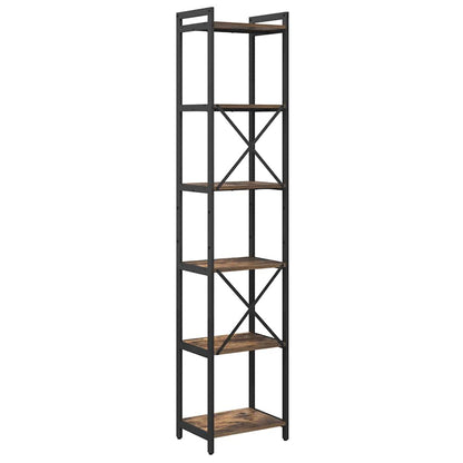 Bokhylle Røkt eik 40 x 30 x 188 cm Konstruert tre