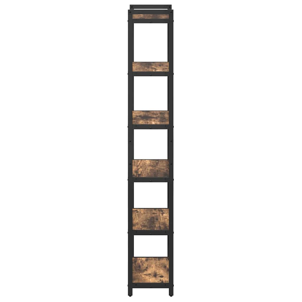 Bokhylle Røkt eik 40 x 30 x 188 cm Konstruert tre