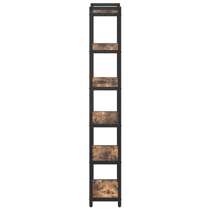 Bokhylle Røkt eik 40 x 30 x 188 cm Konstruert tre