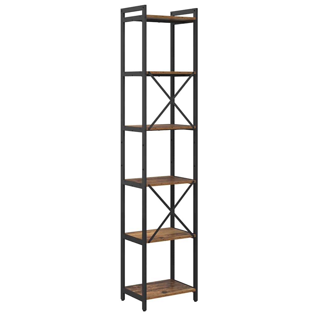 Bokhylle Gammelt tre 40 x 30 x 188 cm Konstruert tre