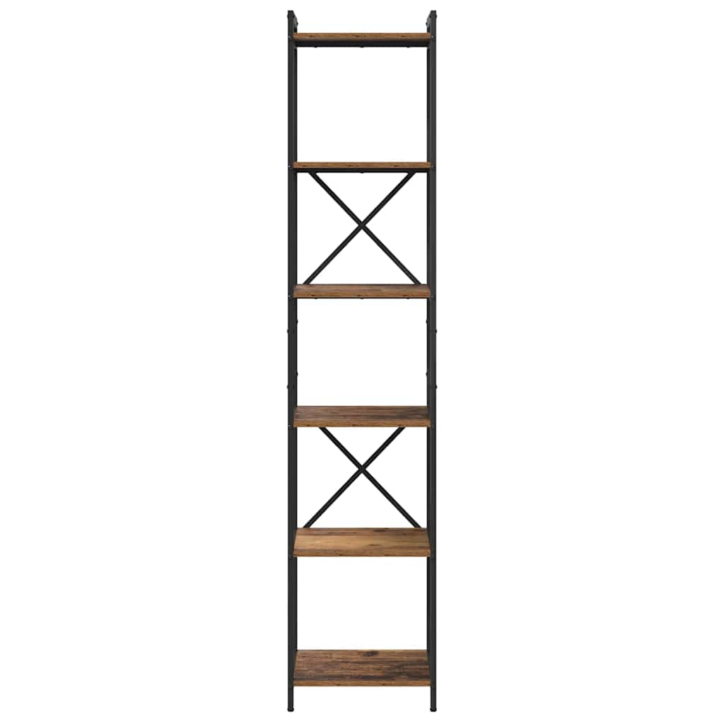 Bokhylle Gammelt tre 40 x 30 x 188 cm Konstruert tre