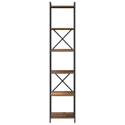 Bokhylle Gammelt tre 40 x 30 x 188 cm Konstruert tre
