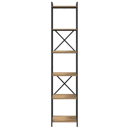 Bokhylle artisan eik 40 x 30 x 188 cm Konstruert tre