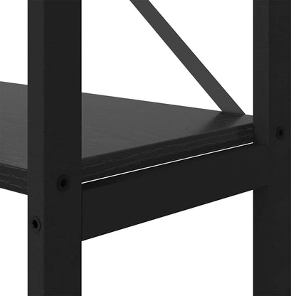 Bokhylle Svart eik 40 x 30 x 153 cm Konstruert tre