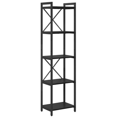Bokhylle Svart eik 40 x 30 x 153 cm Konstruert tre