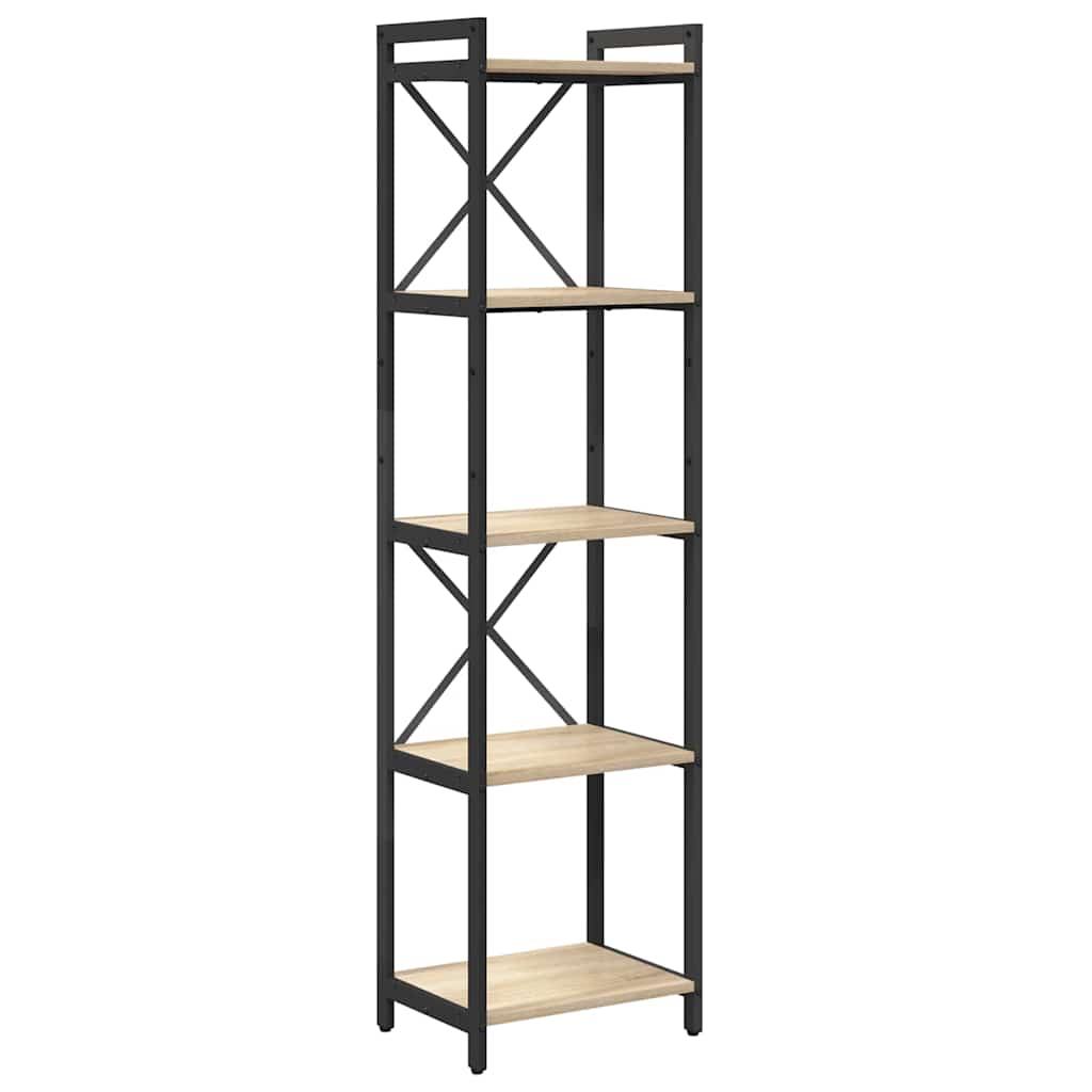 Bokhylle Sonoma eik 40 x 30 x 153 cm Konstruert tre