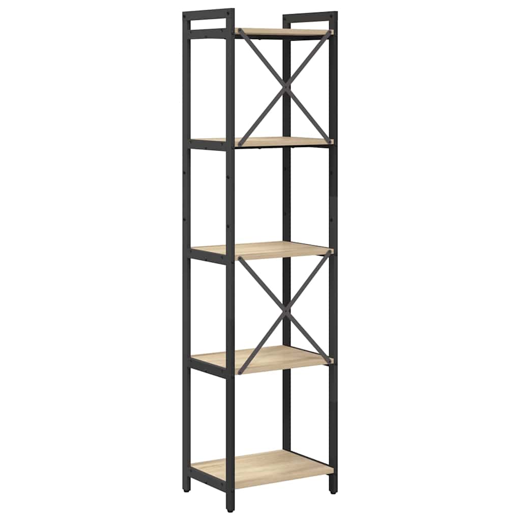 Bokhylle Sonoma eik 40 x 30 x 153 cm Konstruert tre