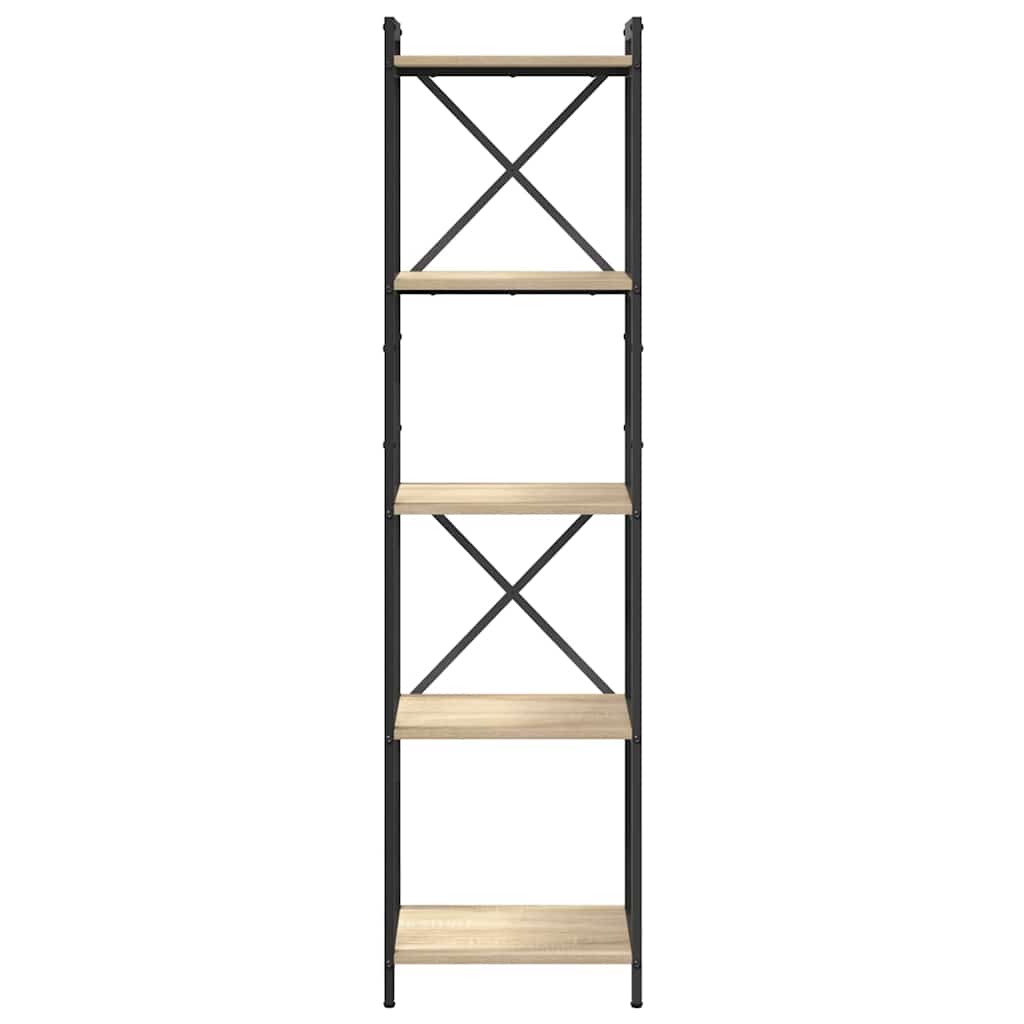 Bokhylle Sonoma eik 40 x 30 x 153 cm Konstruert tre