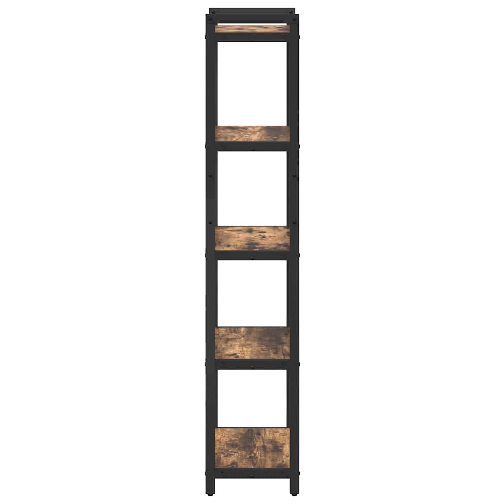 Bokhylle Røkt eik 40 x 30 x 153 cm Konstruert tre