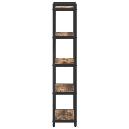 Bokhylle Røkt eik 40 x 30 x 153 cm Konstruert tre