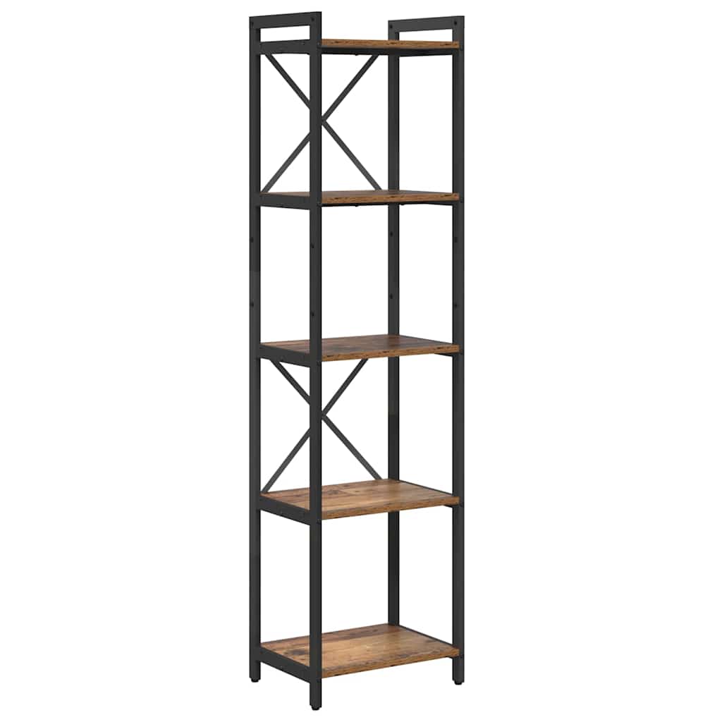 Bokhylle Gammelt tre 40 x 30 x 153 cm Konstruert tre