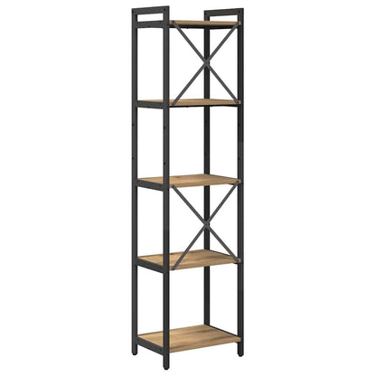Bokhylle artisan eik 40 x 30 x 153 cm Konstruert tre