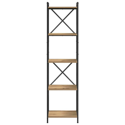 Bokhylle artisan eik 40 x 30 x 153 cm Konstruert tre