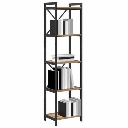 Bokhylle artisan eik 40 x 30 x 153 cm Konstruert tre