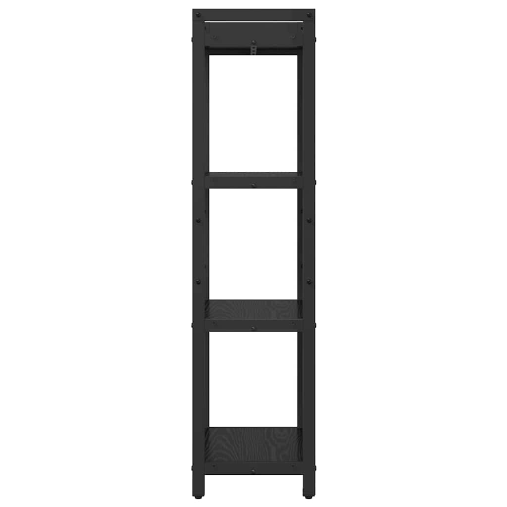 Bokhylle Svart eik 40 x 30 x 118 cm Konstruert tre