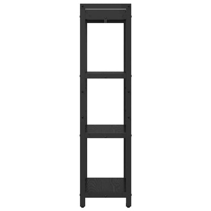 Bokhylle Svart eik 40 x 30 x 118 cm Konstruert tre