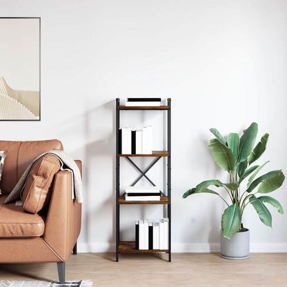 Bokhylle Røkt eik 40 x 30 x 118 cm Treverk