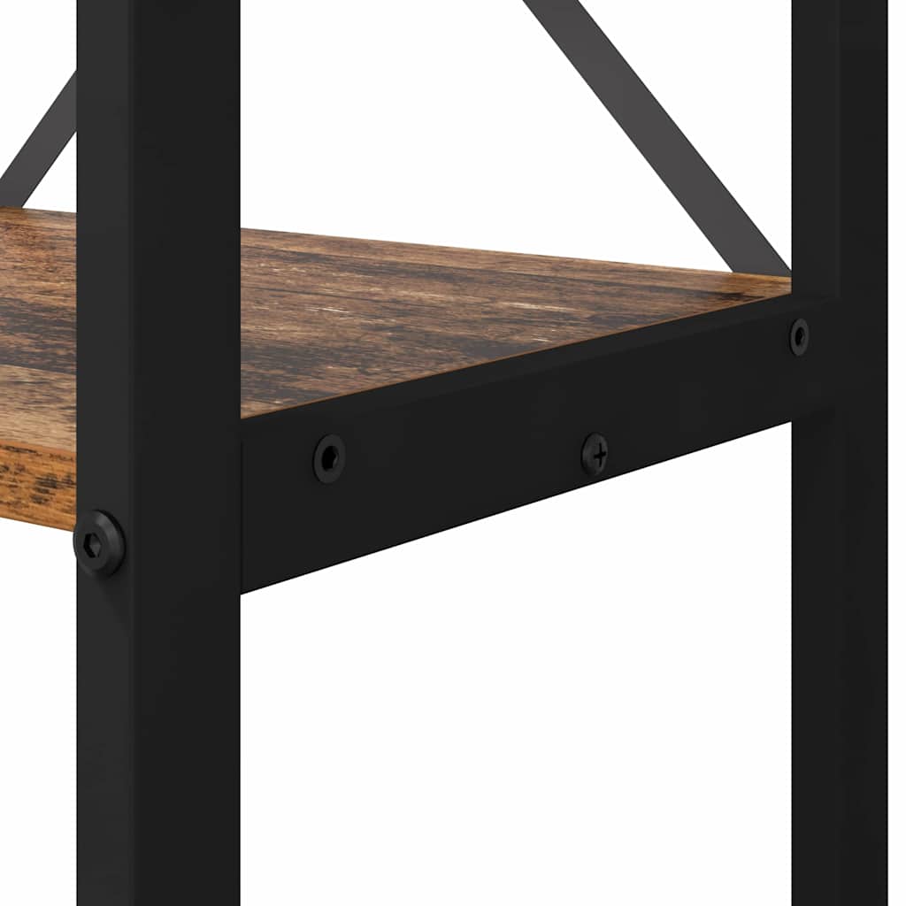 Bokhylle Gammelt tre 40 x 30 x 118 cm Massivt tre