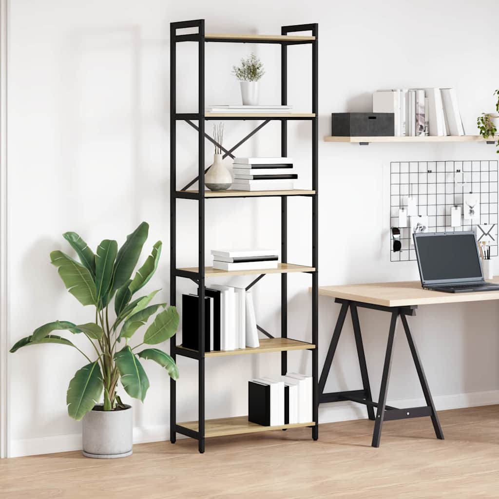 Bokhylle Sonoma Eik 60 x 30 x 188 cm