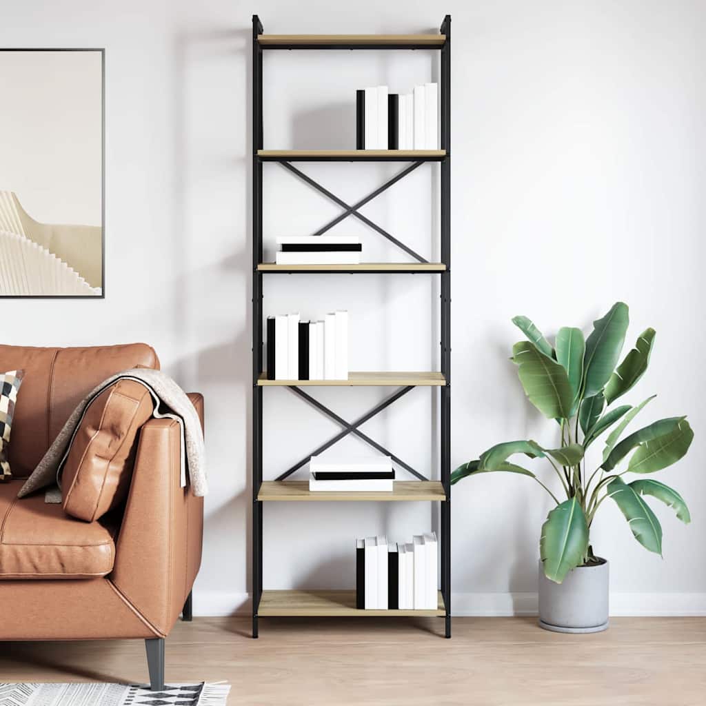 Bokhylle Sonoma Eik 60 x 30 x 188 cm