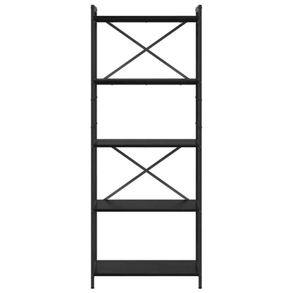 Bokhylle Svart eik 60 x 30 x 153 cm Konstruert tre