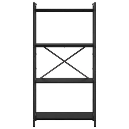 Bokhylle Svart eik 60 x 30 x 118 cm Konstruert tre